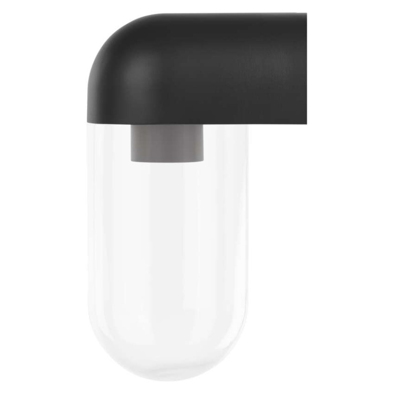 EMOS ZGG010P CASSIA nástenné exteriérové svietidlo E27 126 × 95 × 222  IP44 antracit
