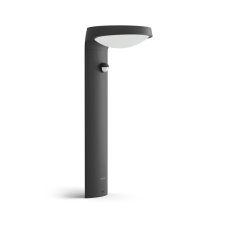 Philips 8719514476936 Tyla solárny exteriérový stĺpik LED so senzorom 1,2W 255lm/55lm 3000K antracit