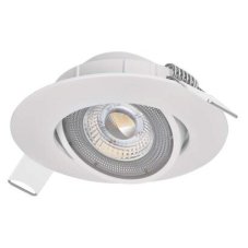 Emos ZD3122 LED SIMMI stropná vstavaná bodovka kruh priemer 90 × 25 mm 5W 450lm 4000K biela