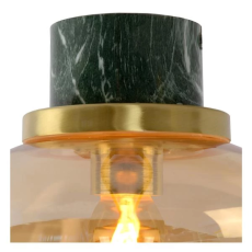 LUCIDE 03140/23/62 LORENA stropné svietidlo D230mm 1xE27 IP44 mramor, jantárová