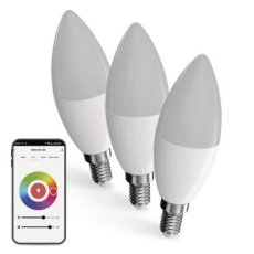 Emos ZQW322R LED žárovka E14 GoSmart svíčka 4,8W 470lm 2700–6500K