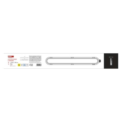 Emos ZT1040 LED prachotěsné svítidlo MISTY 10–13–16–18W 1500–2700lm 4000–6500K IP66