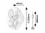 RABALUX 71100 Hopply nástěnné svítidlo dětské D120mm LED 9W/800lm 3000+4000+6500K bílá, vícebarevná
