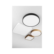 REDO 01-2572 YOMO stropné svietidlo D470mm LED 53,6W/3269lm 3000K čierna, switchdimmer