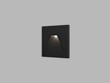 LED2 2390653 WALK II zápustné orientačné svietidlo LED 85x85mm 3W/120lm 3000-4000-6000K čierna