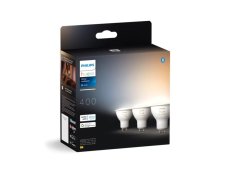 Philips HUE White Ambiance 8720169230095 LED žiarovka GU10 4,2W/400lm 2200-6500K bluetooth 3-set