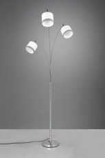 TRIO Reality R41553006 DAVOS stojací lampa V1850mm 3xE14 chromová, bílá