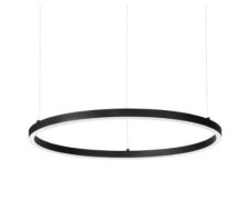 Ideal Lux 304441 ORACLE SLIM závesné svietidlo LED D900mm 55W 5700/2950lm 4000K čierna