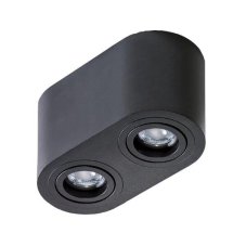 AZzardo AZ2821 Technoline BRANT 2 BLACK přisazené bodové svítidlo / spot 2xGU10 50W IP20 černá