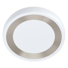 Eglo 99108 RUIDERA Stropné svietidlo LED D480mm 22W/2400lm 3000K, biela, strieborná