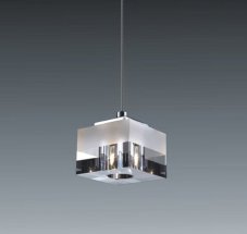  MD9216-1A ITALUX Cubric moderní závěsné svítidlo 1XG9 IP20 chromová