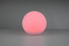 TRIO R55326901 MELO vonkajšia dekoračná zapichovacia guľa LED D300mm 0,5W/30lm 3000K IP67 biela, RGB, diaľkový ovládač