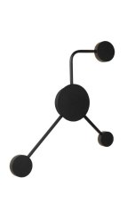 LUCIDE 70284/09/30 JAYDEN nástenné svietidlo 3xLED 3,3W/385lm 3000K čierna