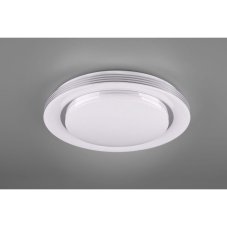 TRIO R67045800 ATRIA stropní svítidlo LED D580mm 22,5W/3700lm 3000-6000K bílá, stmívatelné, dálkový ovladač, starlight efekt