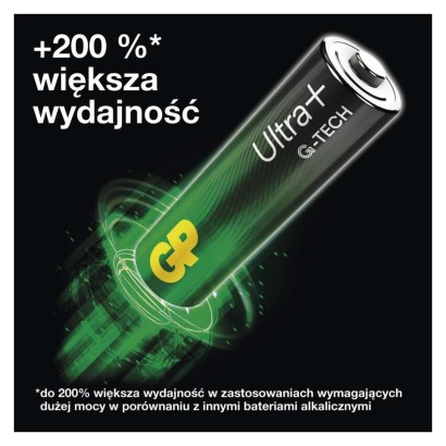 B03214 Baterie GP Alkalická Ultra Plus 1,5V AA, set 4ks