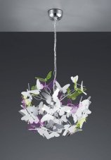TRIO Reality R30214017 Butterfly závesné svietidlo 4xG9 chróm