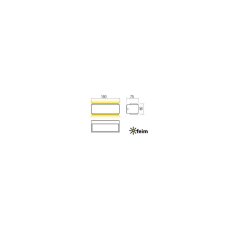 REDO 90400 DASH exteriérové nástenné svietidlo SMD LED 7,7W 460lm 4000K IP65 biela