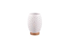 TRIO Reality R51571031 BIDAR stolná lampička V210mm 1xE27 biela matná
