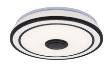 RABALUX 71030 Nikolaus stropní svítidlo LED D395mm 24W/1600lm 3000-6500K+RGB černá, bílá, dálkový ovladač, starlight efekt