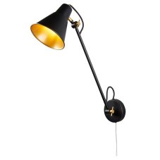 Searchlight 6302BK WALL nástěnné svítidlo E27 1x10W