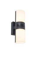 LUTEC 5198102118 CYRA nástenné LED svietidlo 16,5W 3000K IP54 tmavá šedá so senzorom