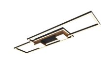 TRIO 647710432 ALBANY stropní svítidlo SMD LED 37W/4300lm 2700-6500K černá matná, dálkový ovladač