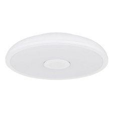 GLOBO 41366W RAFFY LED stropné svietidlo s reproduktorom D280mm 18W/1000lm 3000-6500K IP44 biela, opál, RGB, bluetooth, stmievateľné, diaľkové ovládanie