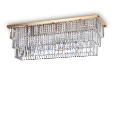 Stropné svietidlo Ideal lux 213569 MARTINEZ PL8 ORO 8xE14 40W zlato