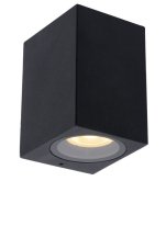 LUCIDE 69800/01/30 ZARO exteriérové nástenné svietidlo GU10 1x35W IP44 čierna