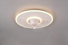 TRIO Reality R64133131 NYBRO stropní svítidlo s ventilátorem SMD LED D500mm 30W/3500lm 2700-6500K bílá matná, stmívatelné, dálkový ovladač
