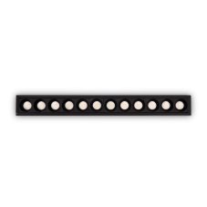 Ideal Lux 305837 LIKA SLIM zápustné svietidlo LED 28x236mm 19W 2000/1500lm 3000K čierna