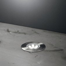 Ideal Lux 255668 FLOOR vonkajšie zápustné svietidlo do zeme LED D120mm 6W/780lm 3000K IP67 oceľ
