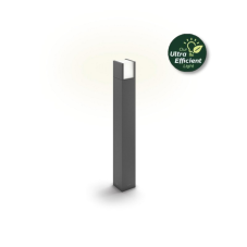 Philips 8720169278080 UltraEfficient Arbour vonkajšie stojanové svietidlo/záhradný stĺpik V770mm LED 3,8W/800lm 2700K IP44 antracit