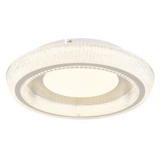 GLOBO 48375-36 SHARPER stropné svietidlo D400mm LED 36W/2600lm 2700+4000+6000K biela matná, matný nikel