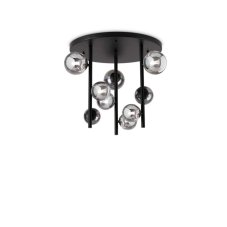 Ideal Lux 328416 PERLAGE stropní svítidlo 9xG9 D550mm černá, kouřová