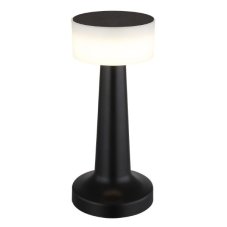 GLOBO 58447S ANGELIKA dotyková stolná lampička V215mm LED 1W/55lm 2700+6500+4000K čierna, biela, vrátane batérie CR18650 800mAh 3,7V, USB-C kábel