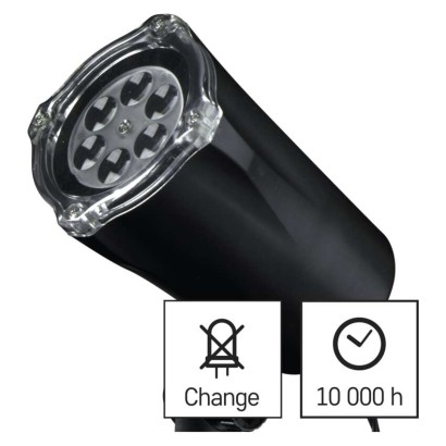 DCPC02 EMOS LED vánoční dekorativní projektor – vločky, IP44, bílá