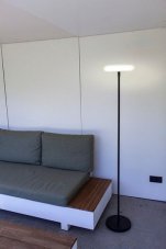LUTEC 6910901012 POPS solárne svietidlo/prenosná stojacia lampa LED V1735mm 5,1W/480lm 3000K IP54, 4400mAh 3,7VDC Li-ion battery, čierna matná, 3-krokové stmievanie