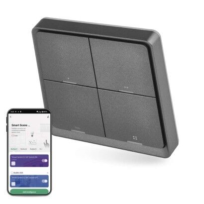EMOS H5016 GoSmart Přenosný 4-tlačítkový ovladač scén černá