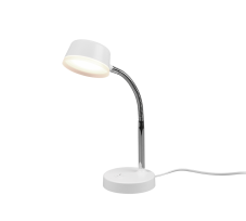 TRIO R52501101 KIKO stolové svítidlo LED D120mm 4,5W/300lm 3000K, bílá