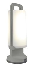 LUTEC 6904101337 DRAGONFLY prenosné solárne LED svietidlo 1,2W 4000K IP54 svetlá šedá