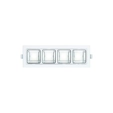 Sylvania 2021692 zápustné svietidlo Optix Recessed 4 Cells 4000K hliník