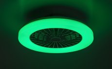 RABALUX 71333 Dalfon2 stropné svietidlo s ventilátorom D485mm LED 48W/3500lm 3000-6500K biela, stmievateľné, diaľkový ovládač, starlight efekt