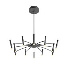 REDO 01-3449 RAYEN závěsné svítidlo D997mm LED 60W/3330lm 3000K černá, switchdimmer