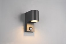 TRIO 214260142 ROYA exteriérové nástěnné svítidlo se senzorem 1xGU10 IP44 antracit