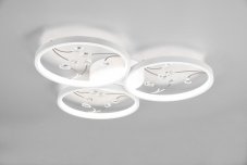 TRIO 642110331 GROOVY stropné svietidlo SMD LED 30W/3800lm 4000K biela matná, switchdimmer