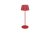 TRIO Reality R57706110 SUAREZ vonkajšia stolná lampa SMD LED V390mm 1,5W/200lm 3000K IP44 červená, čierna, nabíjateľná batéria, USB-C port, nabíjacia stanica, ON/OFF