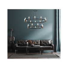ITALUX PND-280110130-21B-MBL Alamo závěsné svítidlo LED D950mm 84W/3360lm 3000K černá matná, bronz