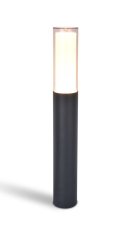 LUTEC CONNECTED 7200501118 DROPA exteriérový záhradný stĺpik LED 9,5W 500lm 2700-6500K+RGB IP44 tmavá šedá