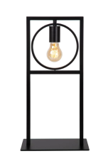 LUCIDE 00527/01/30 SUUS stolná lampa V500mm 1xE27 čierna